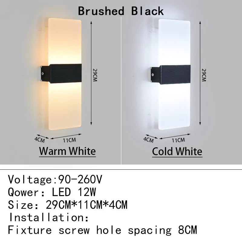 Mini-LED-Acryl-Wandleuchte AC90-260V