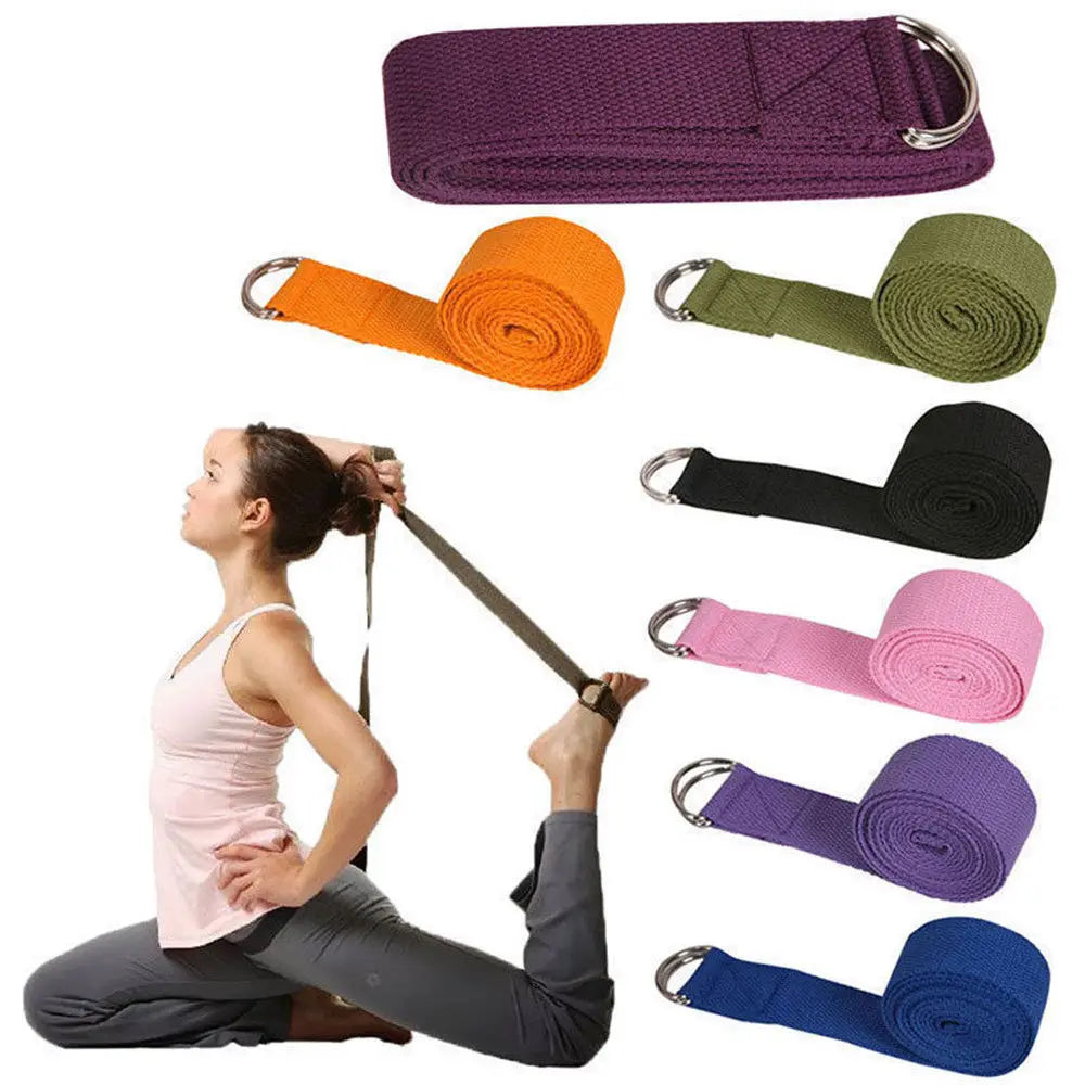 180 cm langer mehrfarbiger Yoga-Stretchgurt