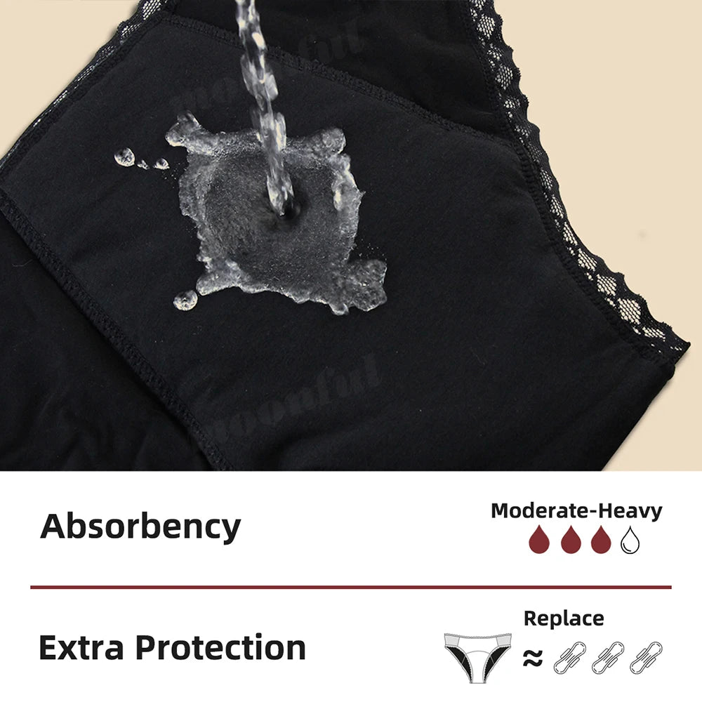 Leakproof 4-Layers Period Panties – Breathable & Anti-Bacterial | Motionshop - Motionshop