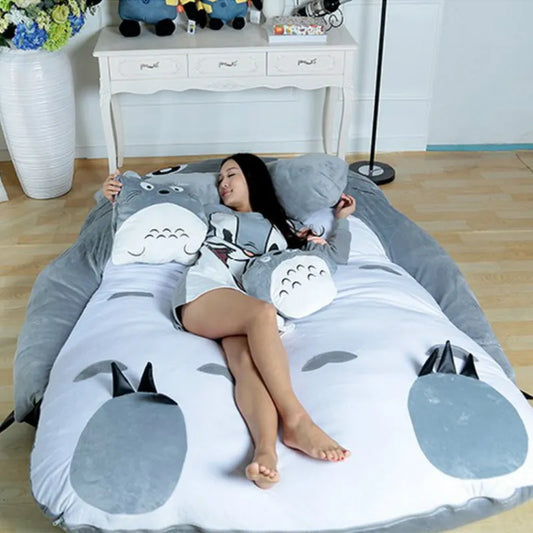 Large Lazy Sofa Floor Mattress for Living Room Resting Beanbag - Motionshop