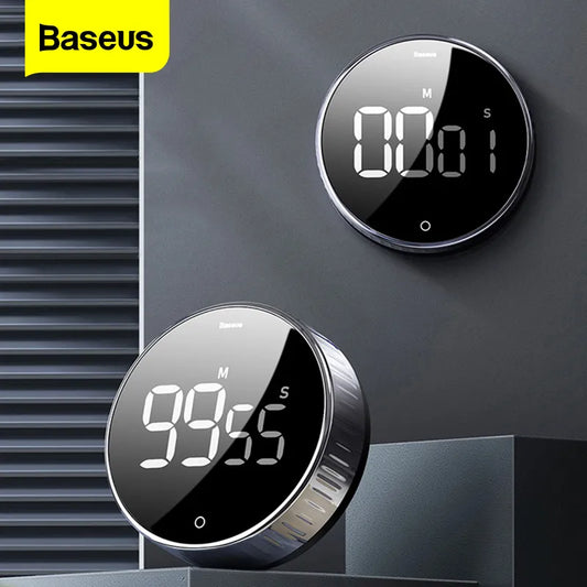 LED Digital Kitchen Timer for Cooking Shower Study Stopwatch Alarm - Motionshop