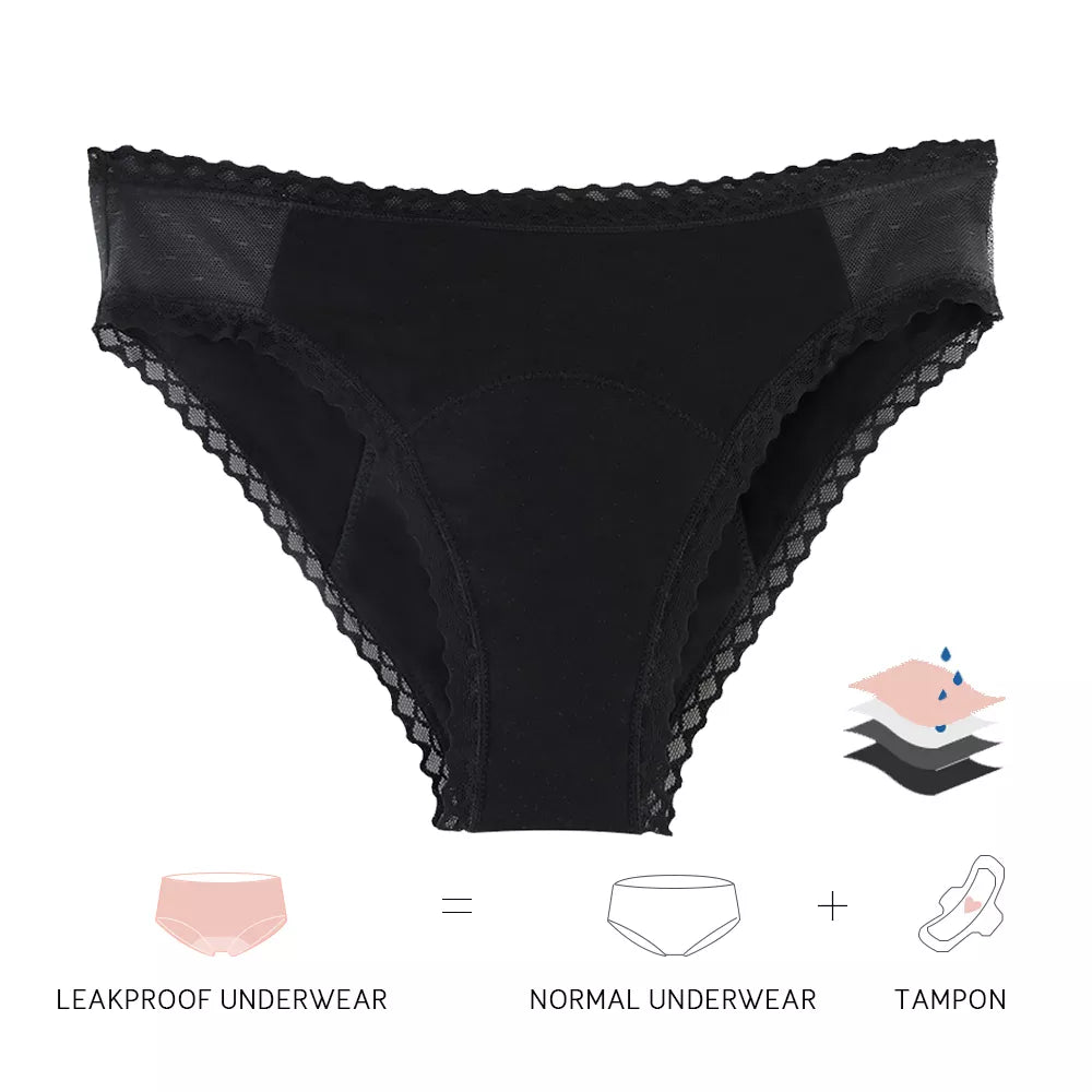 Leakproof 4-Layers Period Panties – Breathable & Anti-Bacterial | Motionshop - Motionshop
