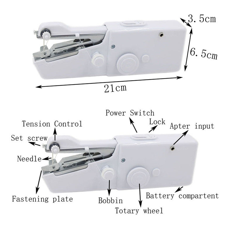 Tragbare Mini-Handnähmaschine