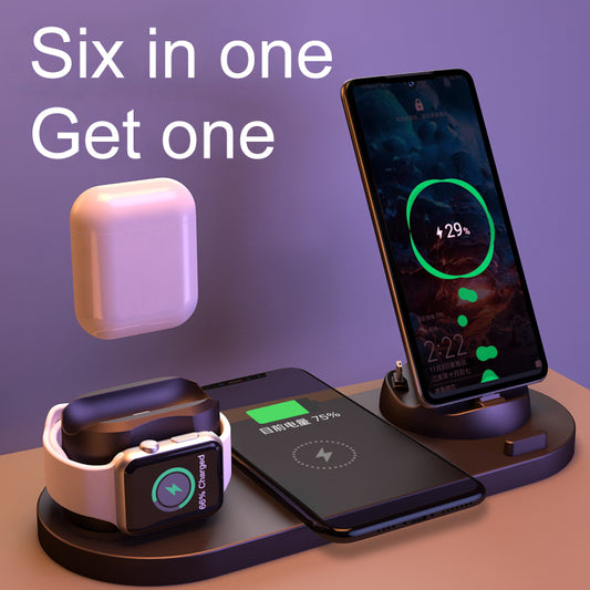 6-in-1-Drahtlose Desktop-Ladestation