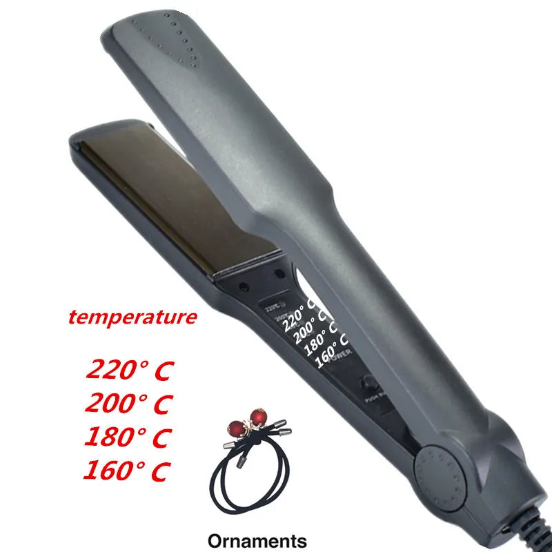 Professional Tourmaline Ceramic Heating Plate Hair Straightener - Motionshop