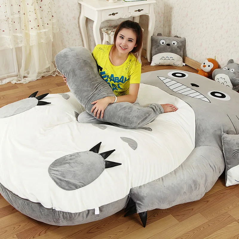 Large Lazy Sofa Floor Mattress for Living Room Resting Beanbag - Motionshop