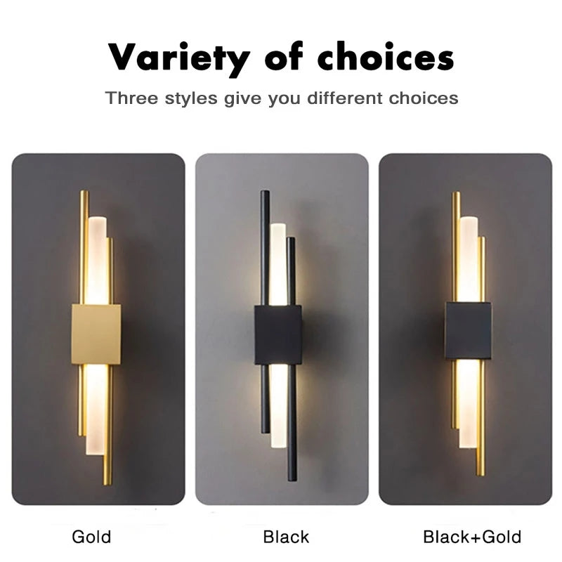 Moderne minimalistische LED-Wandleuchte
