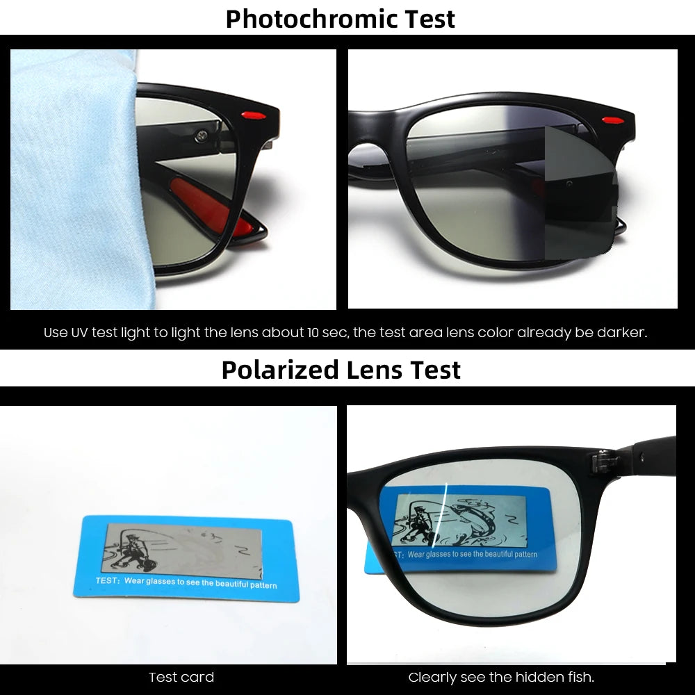 Photochromic Polarized Sunglasses – Men & Women Driving - Motionshop