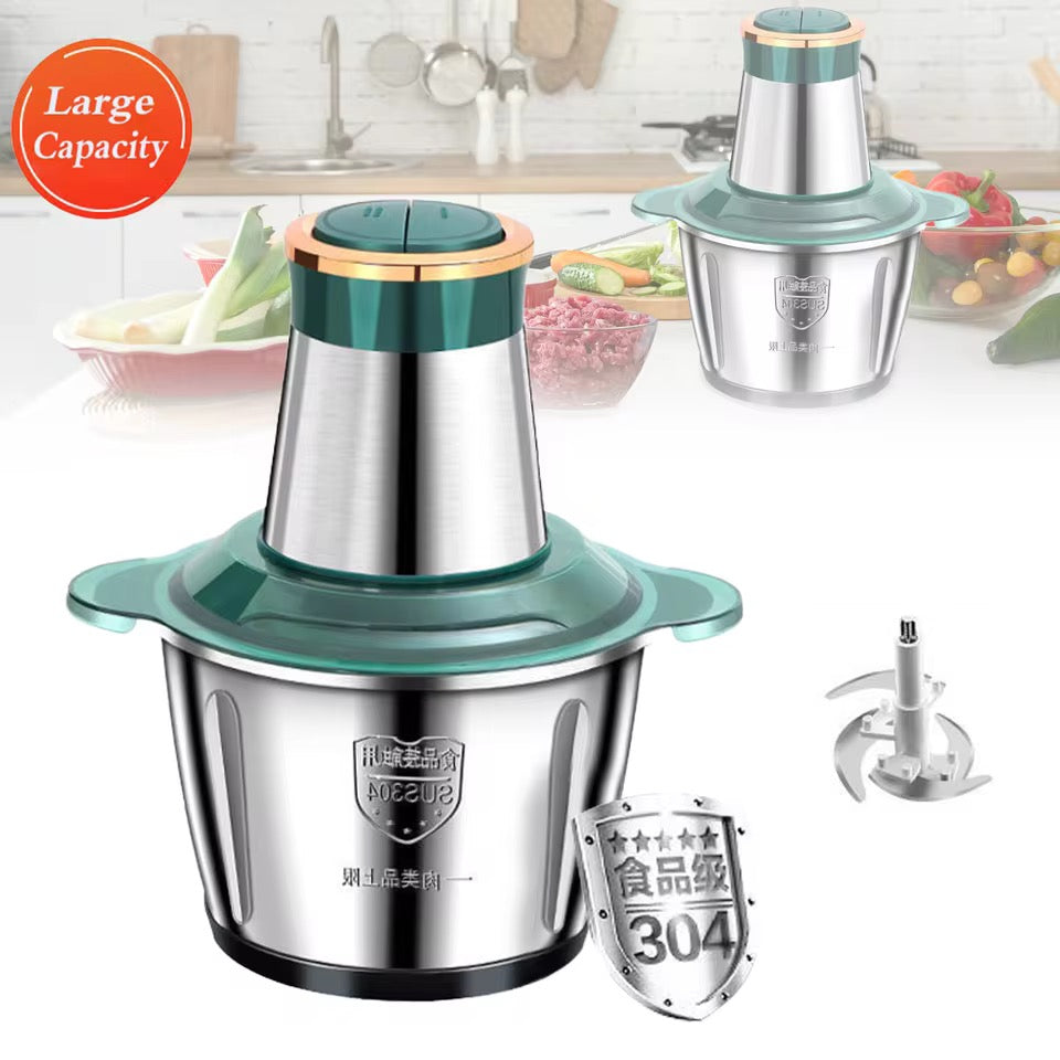 Kitchen Household Electric Meat Grinder Stainless Steel Multi-function