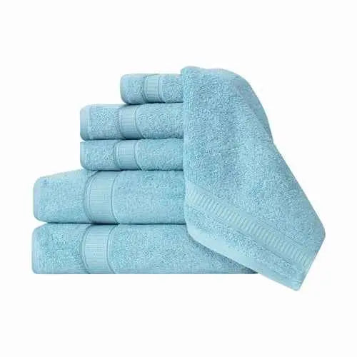 Turkish Cotton Full Bath Towel Set of 6