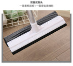 1pc Squeegee Window Cleaner 2 in 1 Retractable Pole Cleaning Window Brush Glass Squeegee Cleaning Tool for Car Shower Glass Door