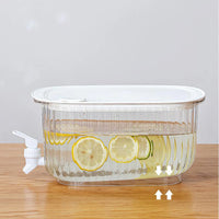 Fridge Beverage Dispenser Water Jug With Tap Large Capacity Cold Kettle Juice Jug Cold Kettle Cool Water Bucket for Home