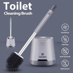 Long Handle Toilet Brush Silicone Toilet Brushes for BathroomToilet Cleaning Brush Bendable Silicone Brush Head - Motionshop