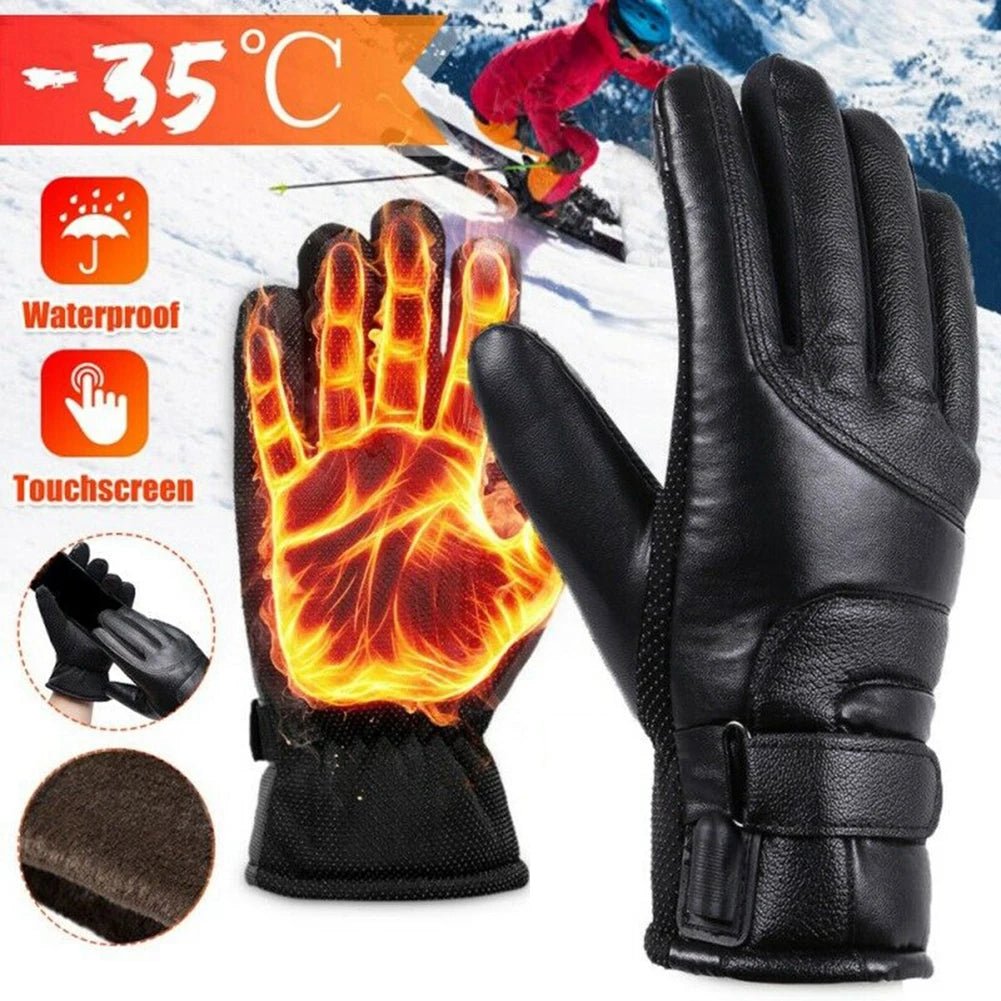 Winter Electric Warming Gloves Thermal Heated Gloves USB Heated Gloves