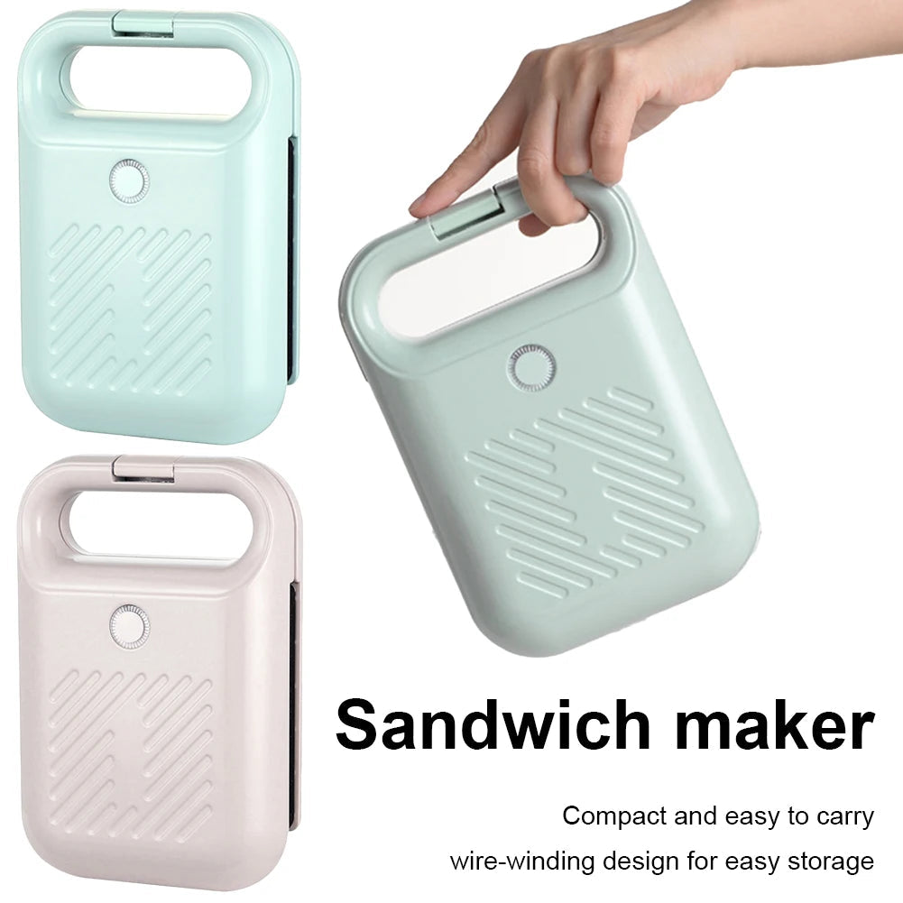 Electric Sandwich Maker Bread Presser with Non-Stick Coating Home Toaster Breakfast Making Machine Kitchen Egg Meat Omelette Pan Motionshop