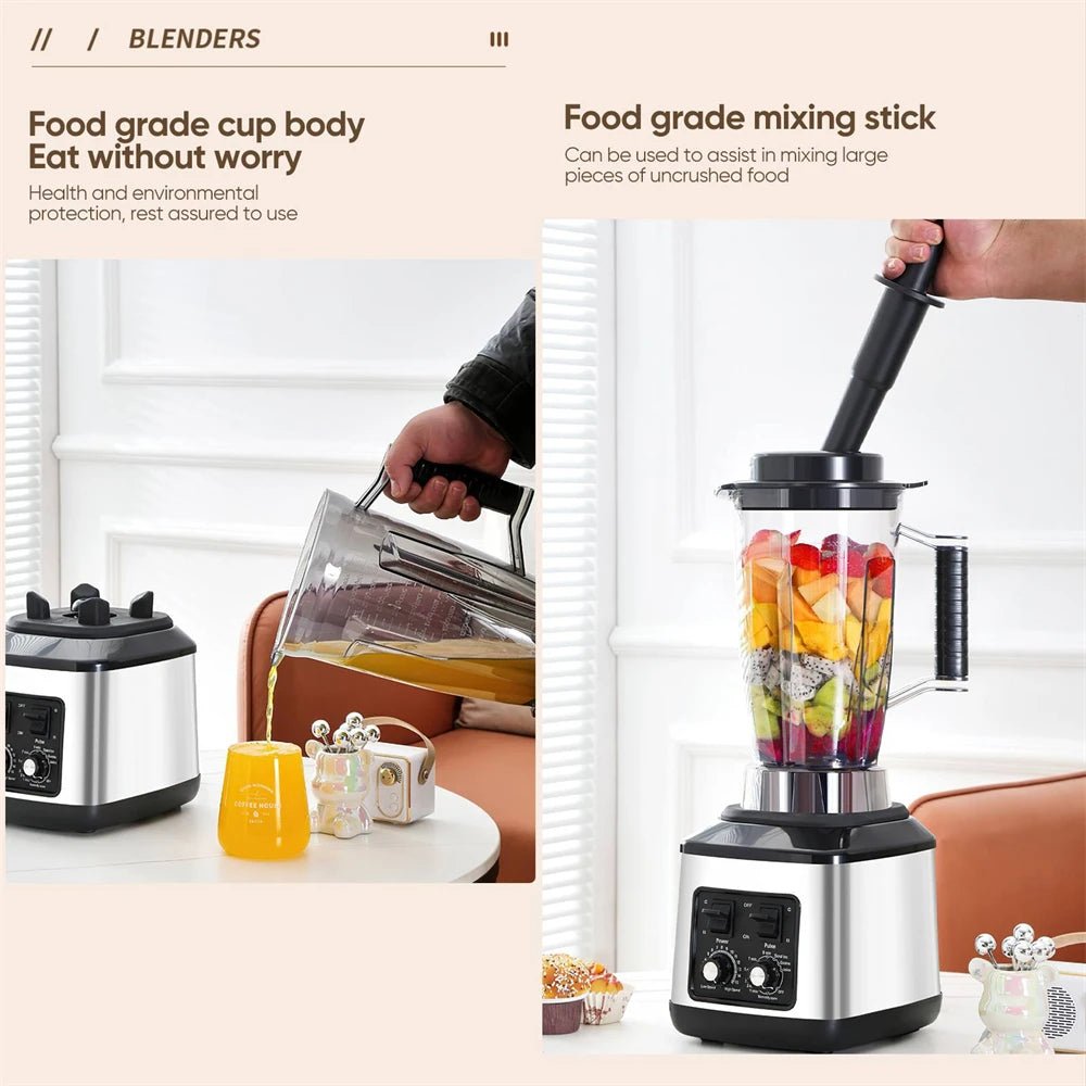 3 in 1 Electric Blender 9500W fuel Multifunctional mixed Juicer Smoothie Maker 3L + 1. 5l + 0.5L Container Food Processor boxer
