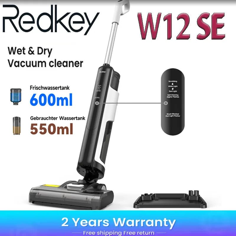 Redkey W12 SE 2-in-1 Cordless Wet Dry Vacuum Cleaner Mop