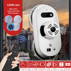 6000Pa Household window robot vacuum cleaner automatic water spray cleaning remote control electric window wiper glass wiper