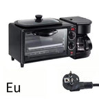 Multifunctional Breakfast Machine 3 in 1 Breakfast Maker Coffee Machine, Breakfast Station with 600 ml Coffee Maker +9 L Oven +Frying Pan, Toasters Breakfast Maker for Home Office