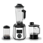 3-in-1 Powerful Table Blender Mixer Juicer Smoothie Maker 0.5/1.5/2.5L 3Container Food Processor Blender Mixer for Ice Nut Fruit