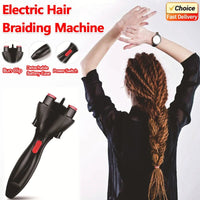 360 Degree Rotating Automatic Hair Braider Machine Two Strand Twist Braid Maker Electric Hair Styling Tool for Women Girls