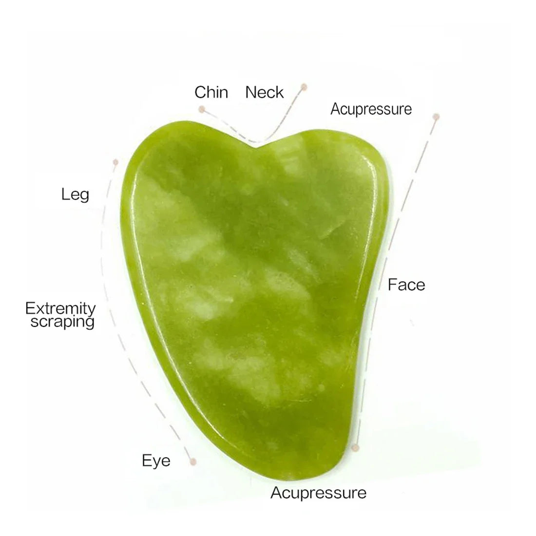 Guasha Natural Stone Face Massage - Motionshop