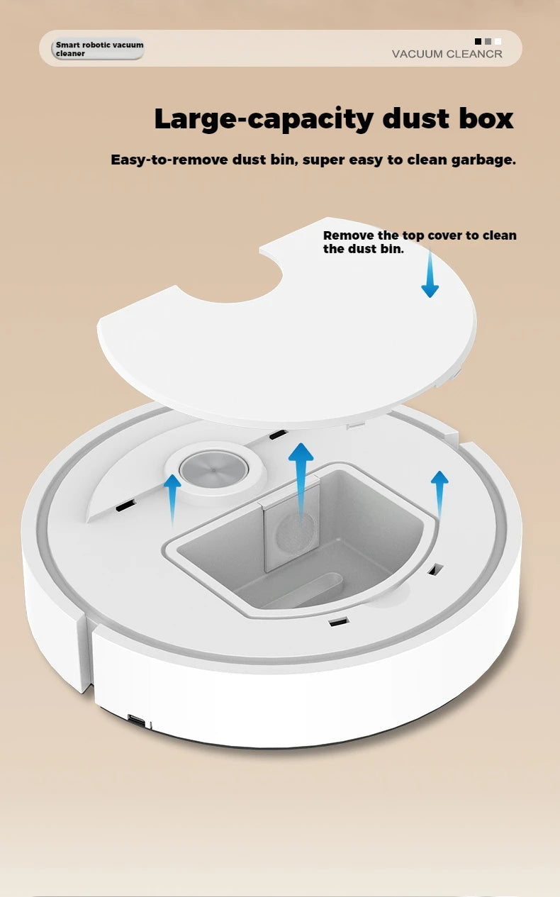 Robot Vacuum, Sweeping and Mopping Integrate, Fully Automatic Mini Intelligent Vacuum Cleaner - Household Cleaning