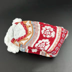 Thermal Winter Warm Slipper Socks Non Slip Grip Fluffy Fuzzy Slipper Socks Short Furry Monkey