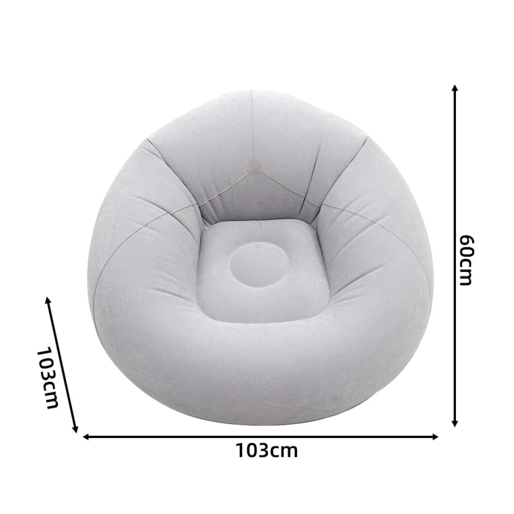 Inflatable Lazy Sofa Folding Portable Pvc Inflatable Air Chair for Living Room