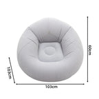 Inflatable Lazy Sofa Folding Portable Pvc Inflatable Air Chair for Living Room