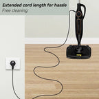 Steam vacuum cleaner -12 in 1 - 1250W - 330 ml-eliminates viruses and bacteria