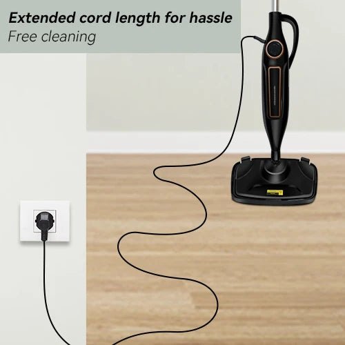 Steam vacuum cleaner -12 in 1 - 1250W - 330 ml-eliminates viruses and bacteria