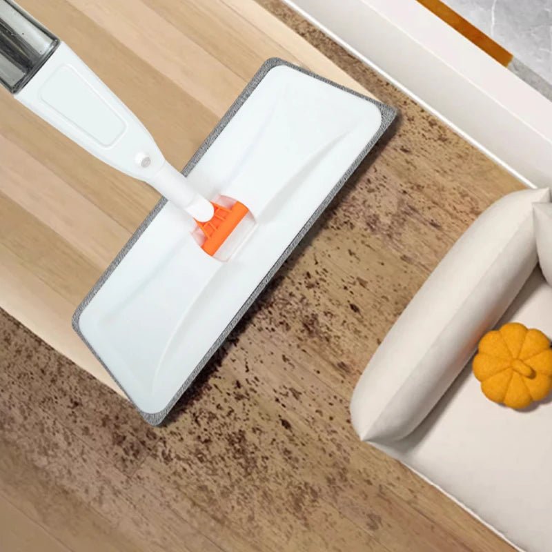 Large Household Spray Mop With Replaceable Microfiber Pad For Wet And Dry Cleaning Microfiber Pads Rotating Spray Mop Broom