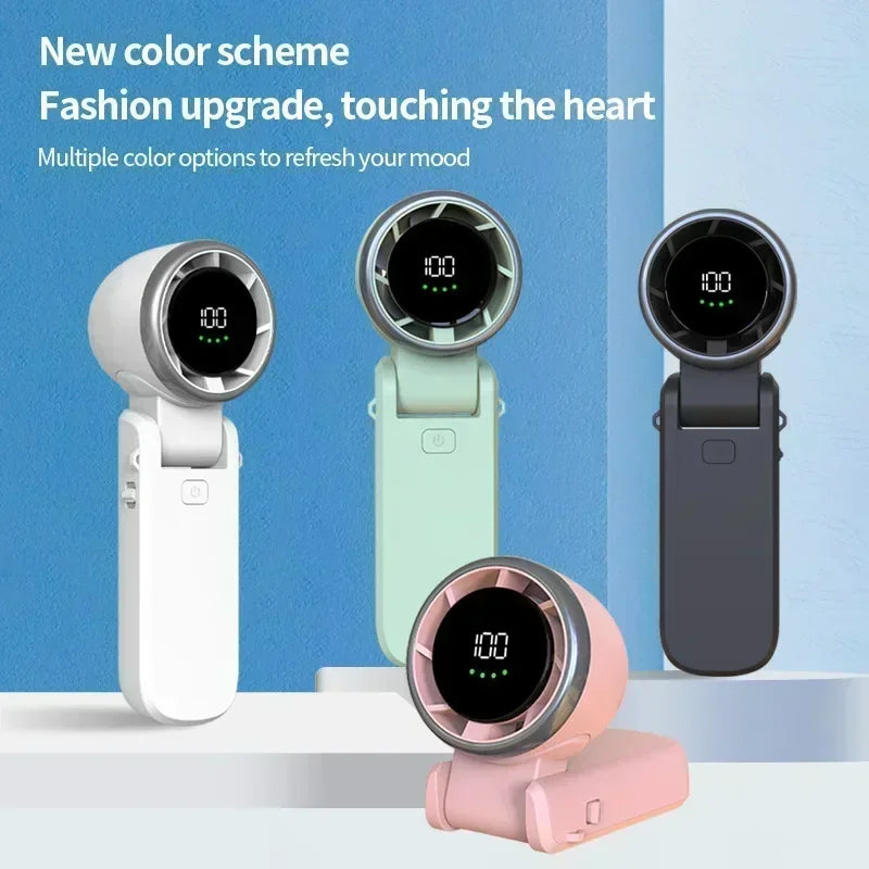 New Foldable USB Mini Hanging Neck Fan - Motionshop
