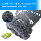 Winter Gloves Men Outdoor Waterproof Warm Mitten Gloves Unisex