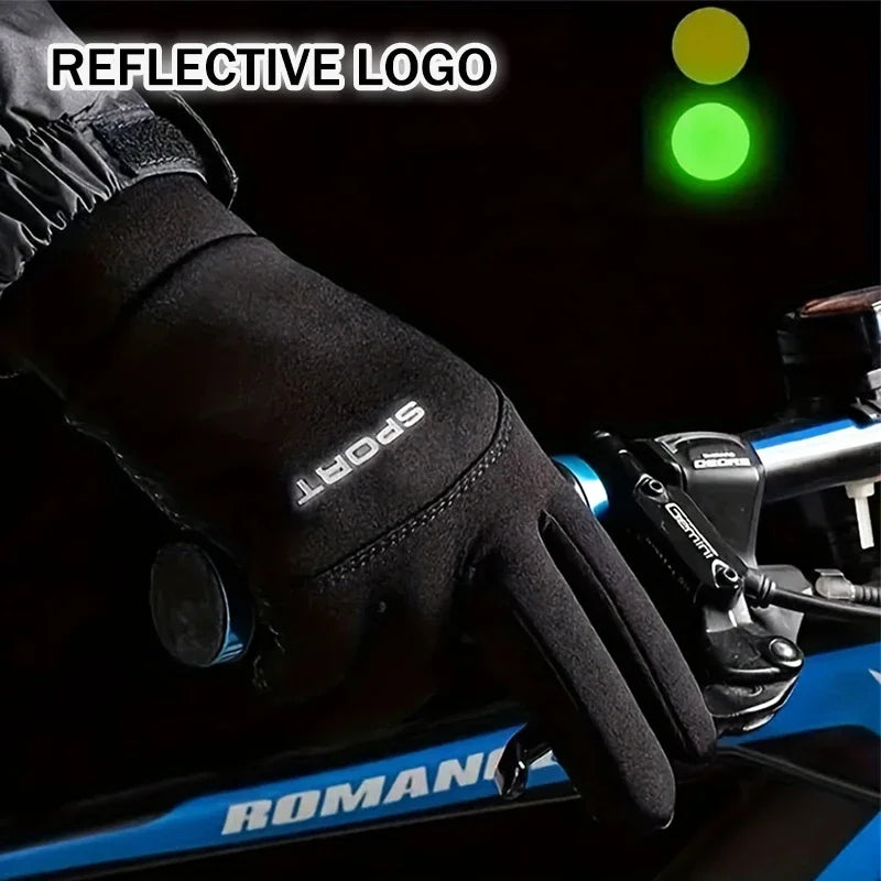 Winter Warm Gloves Touch Screen Windproof Cold-proof Gloves