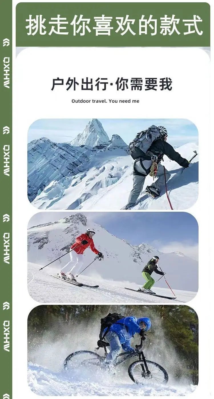 Winter Gloves for Men and Women To Keep Warm and Cold-proof Electric Vehicles Outdoor Rain-proof Ski Gloves for Men's Riding