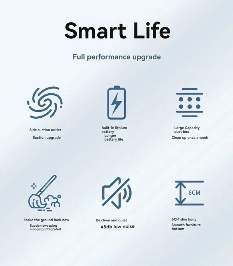 Smart Robot Vacuum Cleaning Robot Mini Mopping Suction And Sweeping Integrated Fully Automatic Cleaning Sweeping Robot
