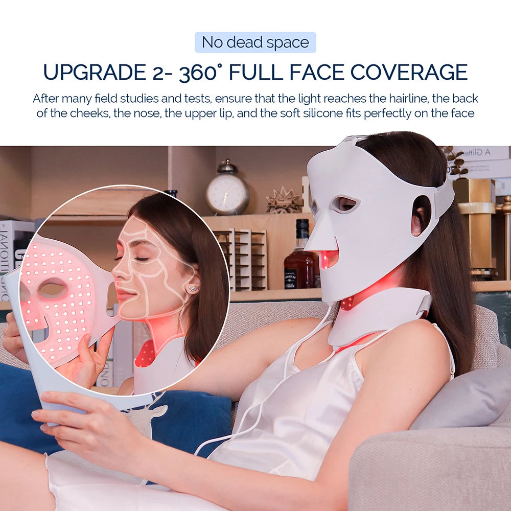 LumaSkin™ LED Silicone Face Mask - Motionshop