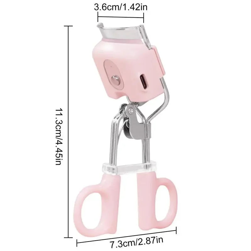 Electric Eyelash Curler Portable Electric Heated Comb Eye Lash Perm Long Lasting Eyelashes Thermal Eyelash Curler Makeup Tools - Motionshop