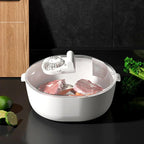 4 in 1 Defrosting Tray Physical Thawing Plate Frozen Meat Circulating Defroster