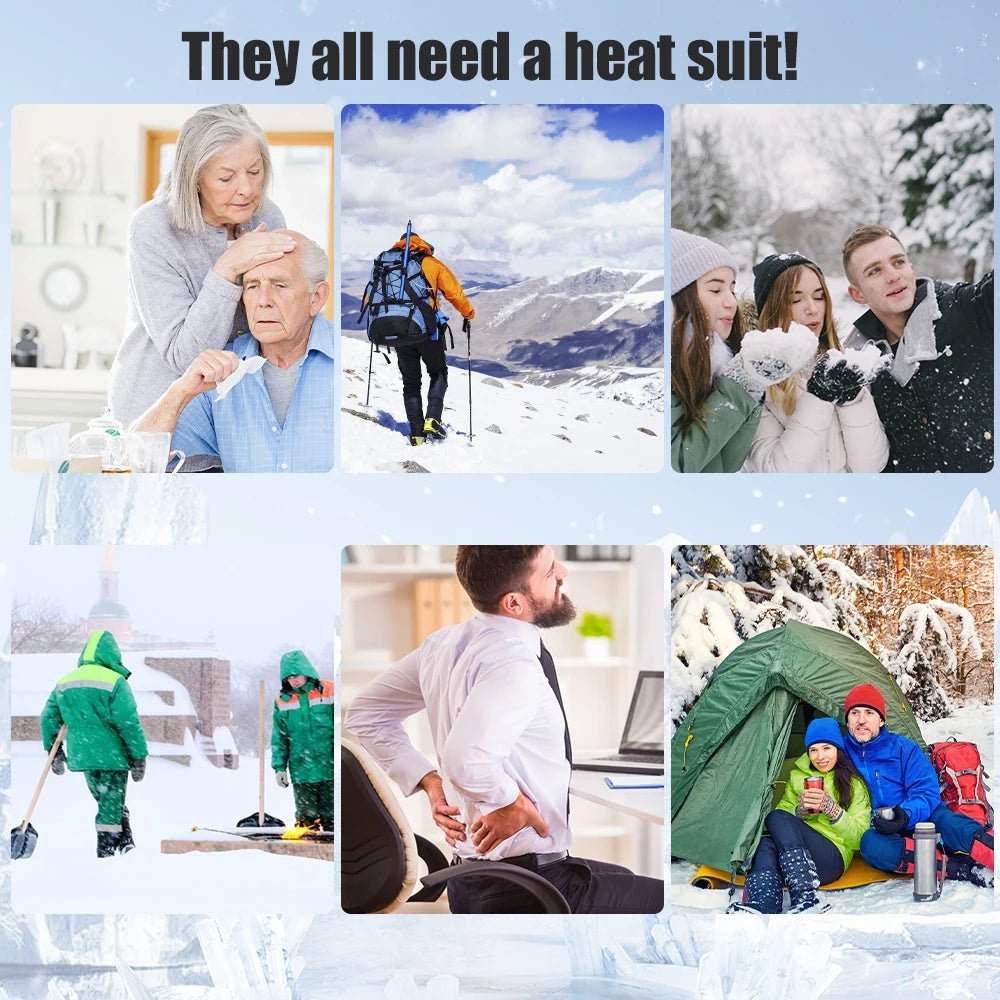 Heating Jackets Smart Thermostat Pure Color Hooded Heated Clothing Women Sportswear Heated Coat USB Heating Jacket For Camping