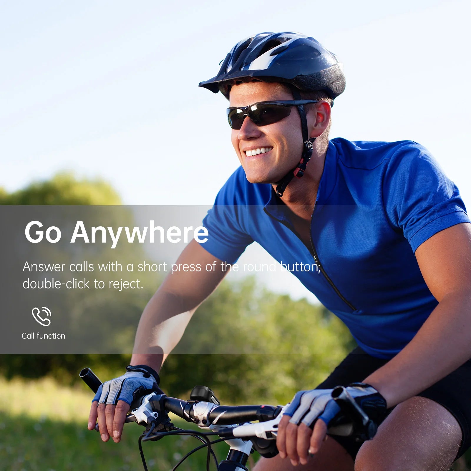 Itour-S Portable Bluetooth Speaker Wearable IP67 Waterproof Camp Small Speaker Built-in Strap Clip-on Design 10H Playtime