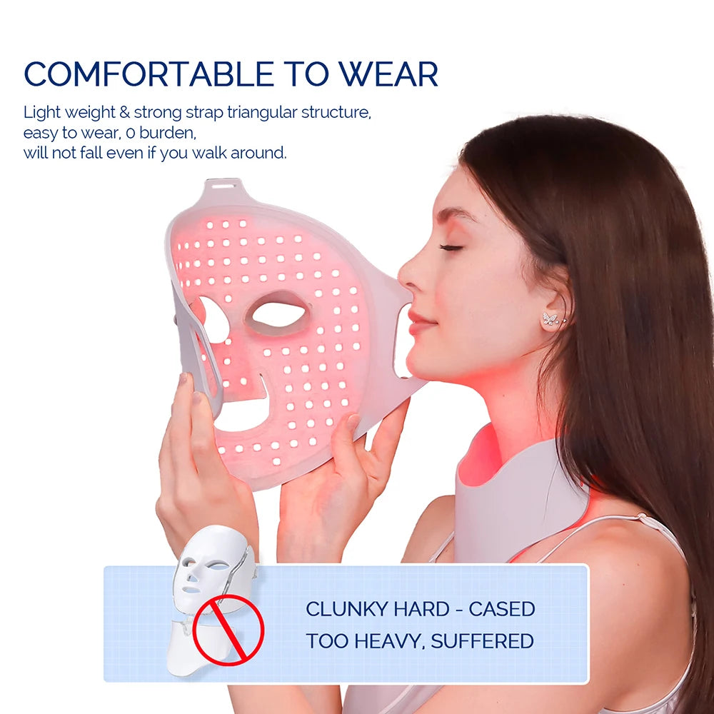 LumaSkin™ LED Silicone Face Mask - Motionshop