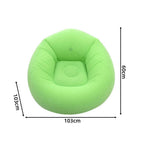 Inflatable Lazy Sofa Folding Portable Pvc Inflatable Air Chair for Living Room