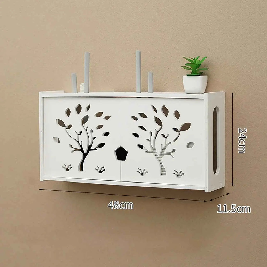 Wireless Wifi Router Shelf And Storage Box