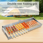 Electric Grill Automatic Rotating Barbecue Grill With Skewers Adjustable Width Stainless Steel BBQ Turner Stove Barbecue Grill