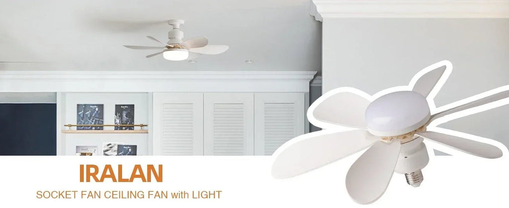 E27 with Remote LED 40W Ceiling Fan Light Dimming Function Suitable for Living Room Study and Home use 85-265V