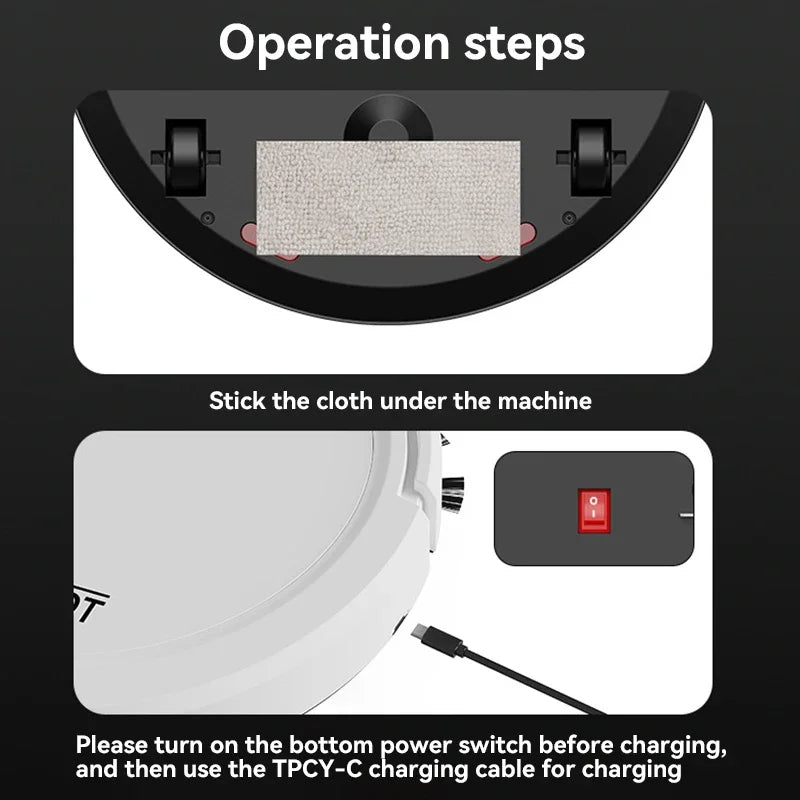 Fully Automatic Sweeping Robot Sweeper Suction Mopping Sweeping Machine Intelligent Home Appliance Kitchen Home Cleaning Robots