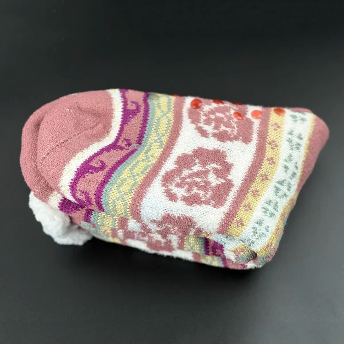 Thermal Winter Warm Slipper Socks Non Slip Grip Fluffy Fuzzy Slipper Socks Short Furry Monkey - Motionshop